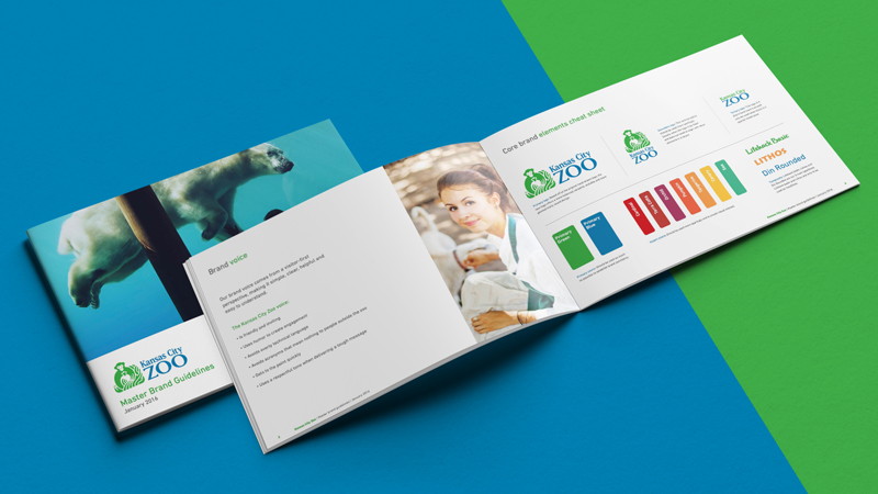 Branded Print Material For The Kansas City Zoo
