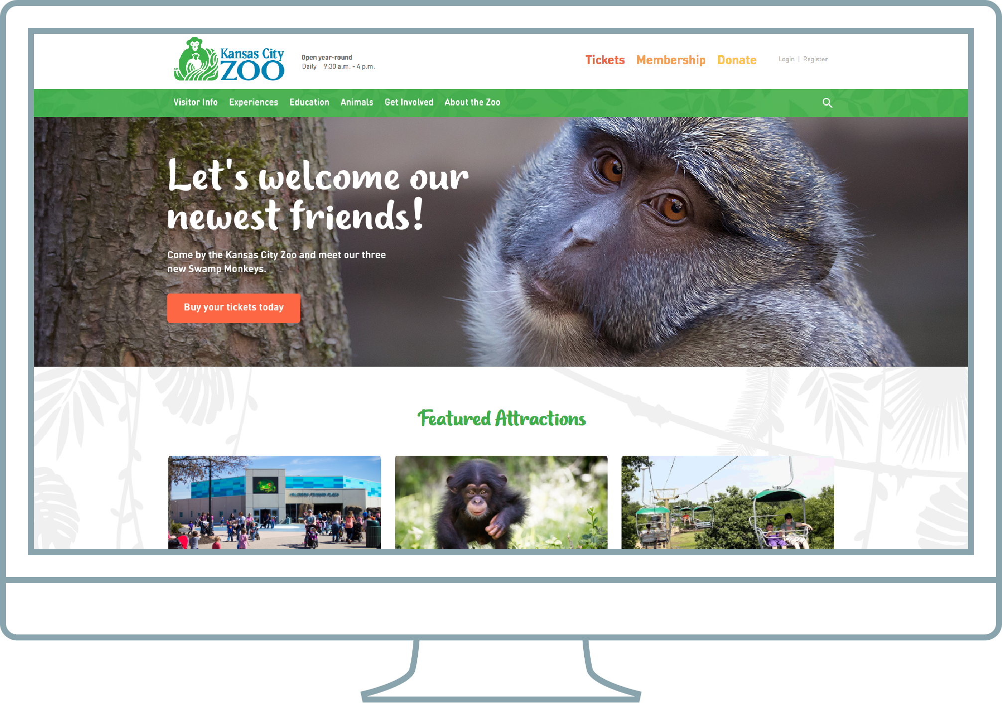 Web Development and Graphic Design Portfolio - Kansas City Zoo
